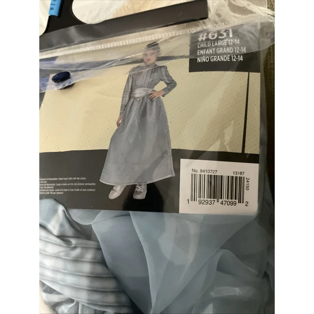 Astrid Costume Beetlejuice Beetlejuice Child Large Size 12-14‎ Dress W Att Belt